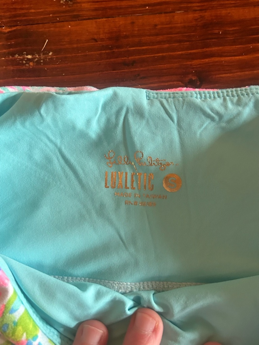Lilly Pulitzer Fished my wish Luxletic  Leggings - Picture 4 of 6